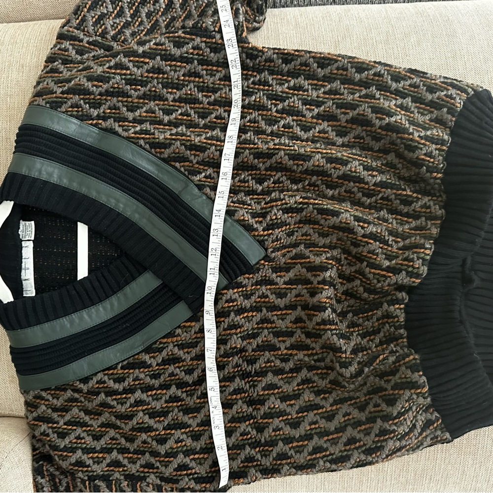 Vintage Chunky Preppy Pullover V-neck Grandpa Sweater by Index - Picture 6 of 7